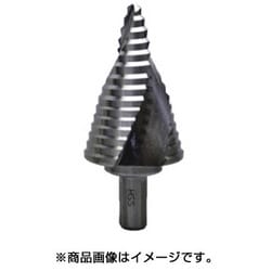 ステップドリル スパイラルステップビット 6-42mm 15段 丸軸