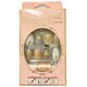 ネイルチップ LJ53 グレー/ベージュ LJ53 Sweet Jewlry Nail