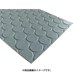 塩ビ養生マット コイン グレー 1.3mm厚×920mm×20m巻 003025