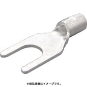 1.25Y-4M [裸圧着端子 Y形 100個入 より線0.25～1.65mm 外寸8.1mm]
