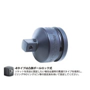 16644A-B [19mm差込 インパクトアダプター 凸12.7mm差込]