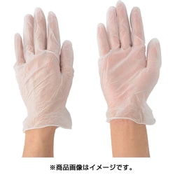 2023-L [ビニール使いきり手袋 粉なし Lサイズ 100枚入]