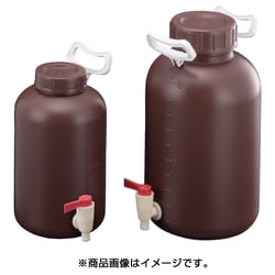 2926 [PE取手付広口下口活栓瓶 遮光 5L]