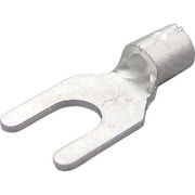 2Y-5 [裸圧着端子 Y形 100個入 より線1.04～2.63mm 外寸8.0mm]