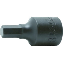 4012M.43-12 [ヘックスビットソケット 対辺12 差込角12.7 全長43]