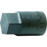 ヘックスビットソケット 対辺22 差込角12.7 全長43 4012M.43-22