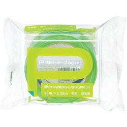 P-カットテープ EASY 4140D 若葉 50mm×25m 4140D-YGR50X25