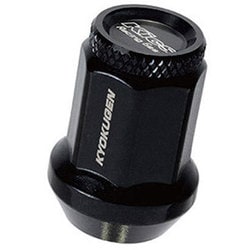 極限ナット アルミキャップ付き M12×P1.25 20個 黒 HP3KK