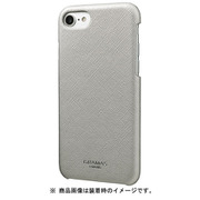 Quadrifoglio Shell PU Leather Case for iPhone 8 Platinum [iPhone 8/7/6s/6用 シェル型PUレザーケース プラチナシルバー]