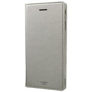 Quadrifoglio Book PU Leather Case for iPhone 8 Platinum [iPhone 8/iPhone 7/iPhone 6s/iPhone 6用 レザーケース 手帳型PUレザーケース プラチナシルバー]