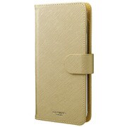 Quadrifoglio Multi PU Leather Case for Smartphone CHA [スマートフォン汎用PUレザーケース シャンパンゴールド]