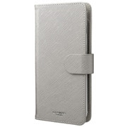 Quadrifoglio Multi PU Leather Case for Smartphone PLA [スマートフォン汎用PUレザーケース プラチナシルバー]