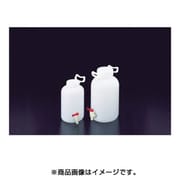 6521 [サンプラ PE取手付広口下口活栓瓶 ナチュラル 5L]