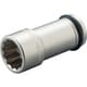6NW-17L100 [インパクト用ロングソケット 12角 17mm]