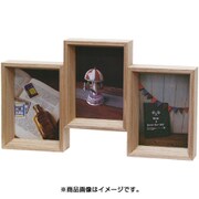 3フォトフレーム ナチュラル 400832701