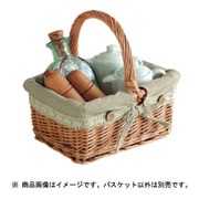 柳＆綿 取手付バスケット 21-020