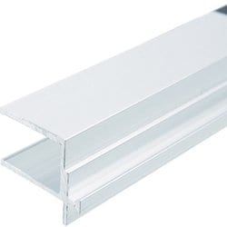 10mmパネルアダプタB 1m 25mm角溝あり用 AFB10-1000