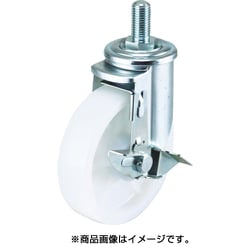 エアーキャスターねじ込みタイプ 自在S付 150mm ナイロン B入 車 AHT-150NBDS