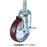 ALT-100URDS [エアーキャスターねじ込みタイプ 自在車S付 100mm ナイロンホイール]