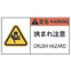 APL5-L [PL警告表示ラベル危険 挟まれ注意]