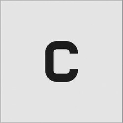 AST-C5040 [IM ステンシル C 文字サイズ50×40mm]