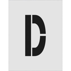 AST-D250125 [IM ステンシル D 文字サイズ250×125mm]