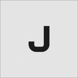 AST-J5040 [IM ステンシル J 文字サイズ50×40mm]