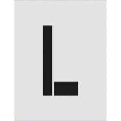 AST-L250125 [IM ステンシル L 文字サイズ250×125mm]