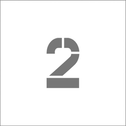 ASTM25040 [IM ステンシル マグネット 2 文字サイズ50×40mm]