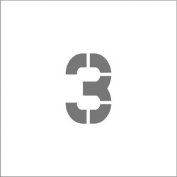 ASTM315095 [IM ステンシル マグネット 3 文字サイズ150×95mm]