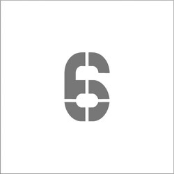 ASTM615095 [IM ステンシル マグネット 6 文字サイズ150×95mm]