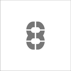 ASTM815095 [IM ステンシル マグネット 8 文字サイズ150×95mm]