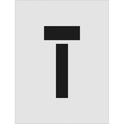 AST-T250125 [IM ステンシル T 文字サイズ250×125mm]