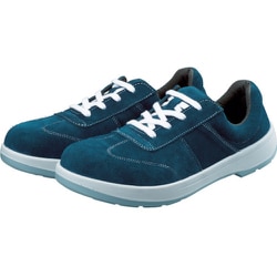 シモン 2層ウレタン底安全短靴 26.5cm ブルー AW11BV-26.5