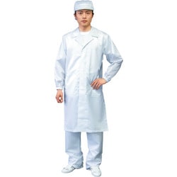 BSC-61001-W-4L [ブラストン コート（テーラーカラー・ボタン）-白-4L]