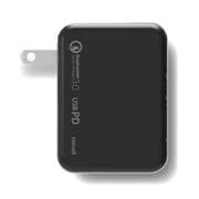 USB Type-C対応ACアダプタ 2ポート ブラック MACA-TYC02BK