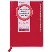 オピニ スケジュールN B6 2019 レッド OPI-SN19-B6-3