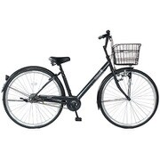 シティサイクル 27型 ノーパンクタイヤ LEDブロックダイナモ ブラック CHR-CC270V