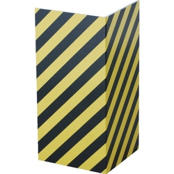 CL8-400X400X1200ALL [テクセルコーナーガードトラ柄 599403 コーナーガード400X400X1200]