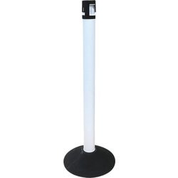 CP-05CL0921 [カラープラポールセット キャップブラック ピラーホワイトゴムベース]