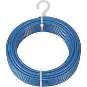 CWP-6S20 [TRUSCO メッキ付ワイヤーロープ PVC被覆タイプ Φ6（8）mmX20m]