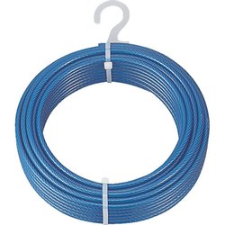 CWP-8S30 [TRUSCO メッキ付ワイヤーロープ PVC被覆タイプ Φ8（10）mmX30m]