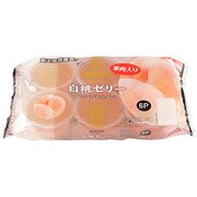 ロクピー 白桃ゼリー 90g×6