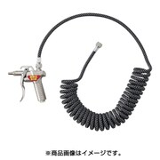 E80-05T [糸巻きコイルホース エアーダスターガンセット ノズル長21mm 寸法5m]