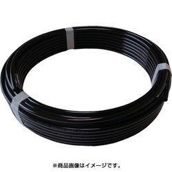 スーパー柔軟フッ素チューブ ブラック 6mm×8mm 20m E-SJ-6X8-BK