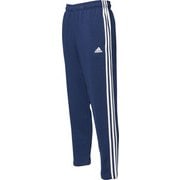BWC97 [ESSENTIALS 3ストライプス スウェット テーパードパンツ 裏起毛 メンズ カレッジネイビー×ホワイト J/L]