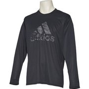 FAO88 [長袖 Tシャツ ESSENTIALS BADGE OF SPORTS メンズ ブラック J/M]