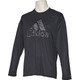 FAO88 [長袖 Tシャツ ESSENTIALS BADGE OF SPORTS メンズ ブラック J/O]
