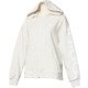 FAT20 [SPORT ID ビッグリニア スウェット フルジップパーカー レディース ホワイト J/L]