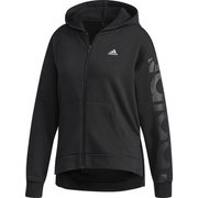 FAT20 [SPORT ID ビッグリニア スウェット フルジップパーカー レディース ブラック J/M]